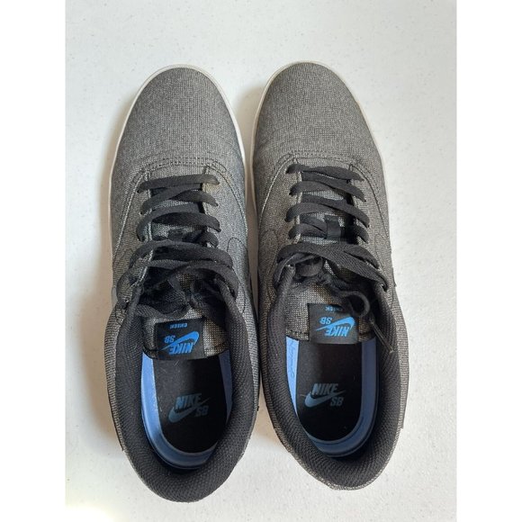 Nike SB Check Solarsoft Mens Size 13 Canvas Skate Shoes Black Gray 843896-004 - Picture 5 of 7